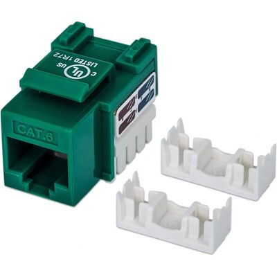 Modulo Keystone Intellinet 210638 - Verde - Cat6 Modulo Keystone Intellinet 210638 - Verde - Cat6