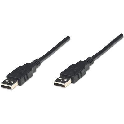 Cavo USB Manhattan - 306089 - Nero - USB 2.0 - 1.8m Cavo USB Manhattan - 306089 - Nero - USB 2.0 - 1.8m