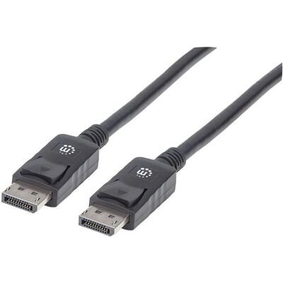 Cavo DisplayPort Manhattan - 1m 4K@60Hz, Nero, Schermato Cavo DisplayPort Manhattan - 1m 4K@60Hz, Nero, Schermato