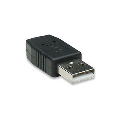 Adattatore USB Manhattan - Nero - USB Type A a mini USB B Adattatore USB Manhattan - Nero - USB Type A a mini USB B
