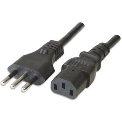 Cavo di alimentazione Techly ICOC 01-NC I - Nero 1,8m IEC 320 C23 Cavo di alimentazione Techly ICOC 01-NC I - Nero 1,8m IEC 320 C23
