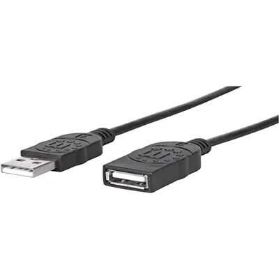 Manhattan USB-kaapeli U2-AA-05-EX - 0,5 m Musta Manhattan USB-kaapeli U2-AA-05-EX - 0,5 m Musta