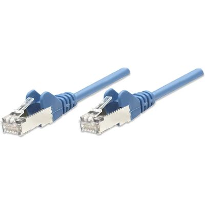 Cavo di rete Cat5e blu da 7,5 m Intellinet F/UTP - Cavo di rete Cavo di rete Cat5e blu da 7,5 m Intellinet F/UTP - Cavo di rete