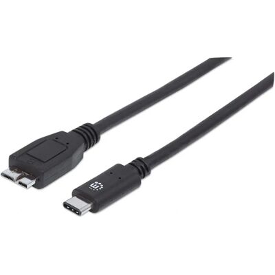 Manhattan USB-Kabel - USB C Micro-USB B 10 Gbps - 1m Manhattan USB-Kabel - USB C Micro-USB B 10 Gbps - 1m