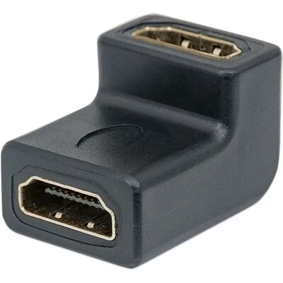 Manhattan 353472 Adattatore cavo HDMI - HDMI Femmina a Femmina 90° Manhattan 353472 Adattatore cavo HDMI - HDMI Femmina a Femmina 90°