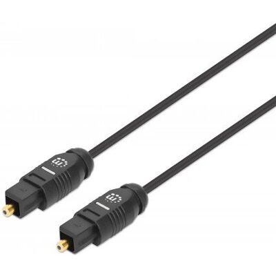 Manhattan 356091 Optisches Toslink-Kabel - 5m - Schwarz Manhattan 356091 Optisches Toslink-Kabel - 5m - Schwarz
