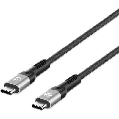 Câble Manhattan USB-C à USB-C (240W) - 1m - Noir - Câble USB Câble Manhattan USB-C à USB-C (240W) - 1m - Noir - Câble USB