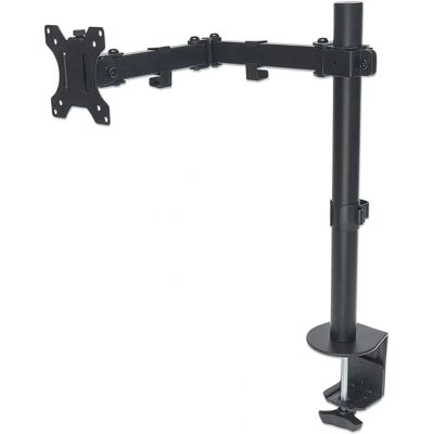Support écran Manhattan - Compatible 10-27 pouces, VESA 75x75 à 100x100mm - Noir Support écran Manhattan - Compatible 10-27 pouces, VESA 75x75 à 100x100mm - Noir