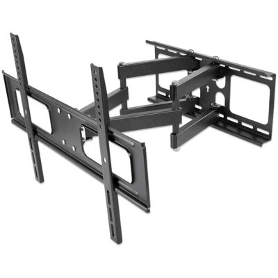Support mural TV Manhattan 462150 2,18 m (86") Noir - Support TV - Publicité Support mural TV Manhattan 462150 2,18 m (86") Noir - Support TV - Publicité