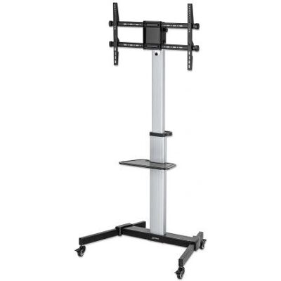 Manhattan TV mount/stand - Height adjustable, tiltable, rotatable - 86" Black, Silver Manhattan TV mount/stand - Height adjustable, tiltable, rotatable - 86" Black, Silver