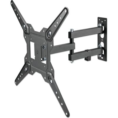 Support TV Manhattan 462624 en Acier - 55" - Inclinaison et Pivot Reglables - Publicité Support TV Manhattan 462624 en Acier - 55" - Inclinaison et Pivot Reglables - Publicité