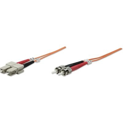 Intellinet 1.0m Glasvezelkabel - Multimode OM2 - SC/ST Connectors - Gegevensoverdracht Intellinet 1.0m Glasvezelkabel - Multimode OM2 - SC/ST Connectors - Gegevensoverdracht