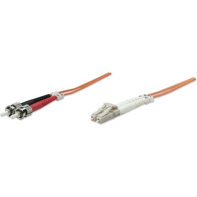 Câble fibre optique multimode LC-ST 1,0 m Intellinet - Publicité Câble fibre optique multimode LC-ST 1,0 m Intellinet - Publicité