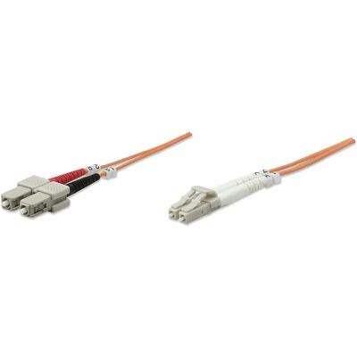 Intellinet 3,0m LC-SC Glasvezelkabel - Multimode OM2 Intellinet 3,0m LC-SC Glasvezelkabel - Multimode OM2