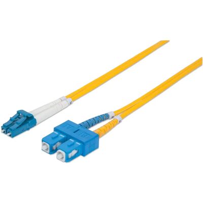 Câble de fibre optique Intellinet 473965 - OS2 - LC/SC - 1m - Jaune - Publicité Câble de fibre optique Intellinet 473965 - OS2 - LC/SC - 1m - Jaune - Publicité