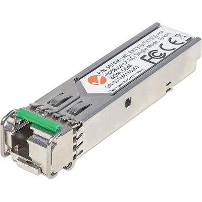 Moduł Transceiver Sieciowy Intellinet 507486 - Światłowód - 1000 Mbps - Jednomodowy - 10 km Moduł Transceiver Sieciowy Intellinet 507486 - Światłowód - 1000 Mbps - Jednomodowy - 10 km