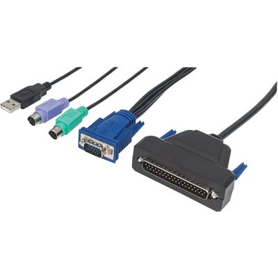 Cavo KVM Intellinet 507769 - Nero - 1.8 m Cavo KVM Intellinet 507769 - Nero - 1.8 m