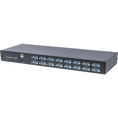 Intellinet 507844 16-Port KVM-Schalter - Schwarz Intellinet 507844 16-Port KVM-Schalter - Schwarz