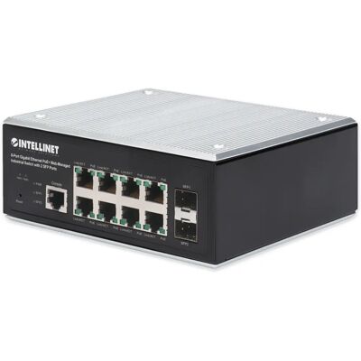 Switch Gigabit Ethernet PoE+ Géré Intellinet 508278 - L2+/L3 - 8 Ports Switch Gigabit Ethernet PoE+ Géré Intellinet 508278 - L2+/L3 - 8 Ports