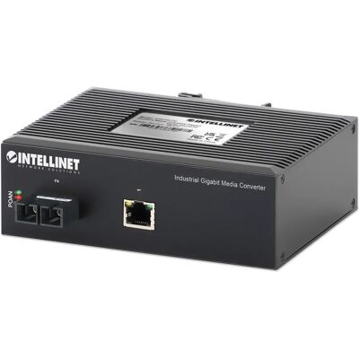 Intellinet 508346 Medienkonverter - 1000 Mbit/s, Schwarz, mit SC Intellinet 508346 Medienkonverter - 1000 Mbit/s, Schwarz, mit SC