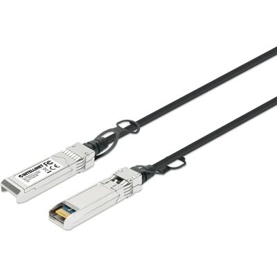 Cable de fibra óptica InfiniBand SFP+ Intellinet 508438 - Negro, Plata Cable de fibra óptica InfiniBand SFP+ Intellinet 508438 - Negro, Plata