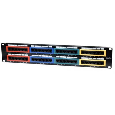 Techly I-PP 48-C6-CL pannello patch - 48 porte Cat6 rack Techly I-PP 48-C6-CL pannello patch - 48 porte Cat6 rack