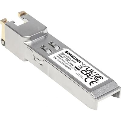 Moduł transceiver SFP w koper RJ45 Gigabit od Intellinet - Zgodny z MSA Moduł transceiver SFP w koper RJ45 Gigabit od Intellinet - Zgodny z MSA