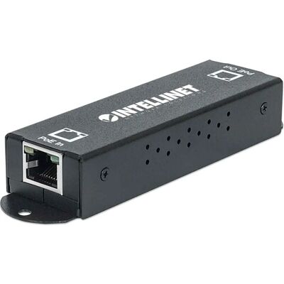 Intellinet Black Gigabit PoE Extender - PoE+ Repeater Intellinet Black Gigabit PoE Extender - PoE+ Repeater