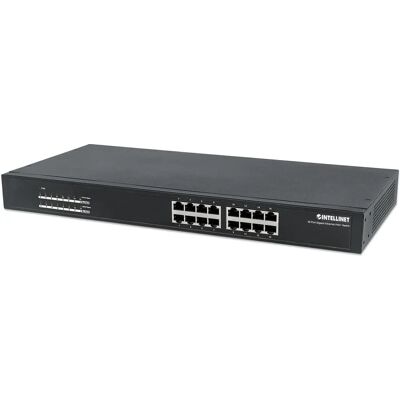 Intellinet 560993 Netzwerkswitch Unmanaged Gigabit Ethernet PoE - Schwarz Intellinet 560993 Netzwerkswitch Unmanaged Gigabit Ethernet PoE - Schwarz