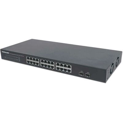 Intellinet 24-port Gigabit Ethernet switch - Nie zarządzany, Czarny Intellinet 24-port Gigabit Ethernet switch - Nie zarządzany, Czarny