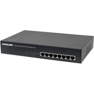 Intellinet 561075 Netzwerkswitch - 8-Port Fast Ethernet PoE+ - Schwarz Intellinet 561075 Netzwerkswitch - 8-Port Fast Ethernet PoE+ - Schwarz