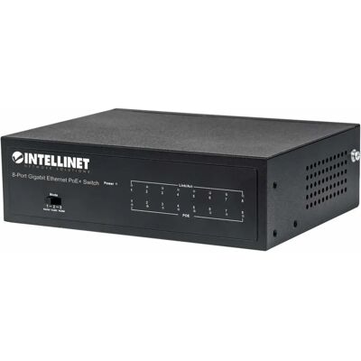 Intellinet 8-Port Gigabit PoE+ Switch - Network Switch Intellinet 8-Port Gigabit PoE+ Switch - Network Switch