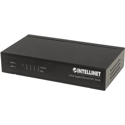 Intellinet 561228 Netzwerkswitch Unmanaged Gigabit Ethernet PoE Schwarz Intellinet 561228 Netzwerkswitch Unmanaged Gigabit Ethernet PoE Schwarz