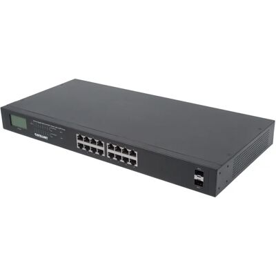 Intellinet 16-portowy przełącznik Gigabit Ethernet PoE+ z wyświetlaczem LCD - Switch sieciowy Intellinet 16-portowy przełącznik Gigabit Ethernet PoE+ z wyświetlaczem LCD - Switch sieciowy
