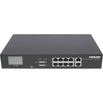 Switch Gigabit Ethernet PoE Intellinet 561303 - 8 Porty LCD Switch Gigabit Ethernet PoE Intellinet 561303 - 8 Porty LCD