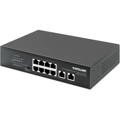 Intellinet 8-Port Gigabit Ethernet PoE+ Switch - Network Switch Intellinet 8-Port Gigabit Ethernet PoE+ Switch - Network Switch