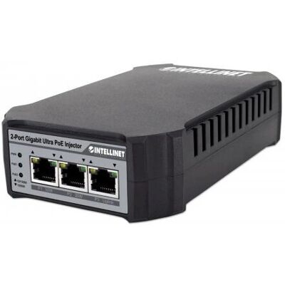 Intellinet 561488 PoE-Adapter - Gigabit Ethernet - Schwarz Intellinet 561488 PoE-Adapter - Gigabit Ethernet - Schwarz