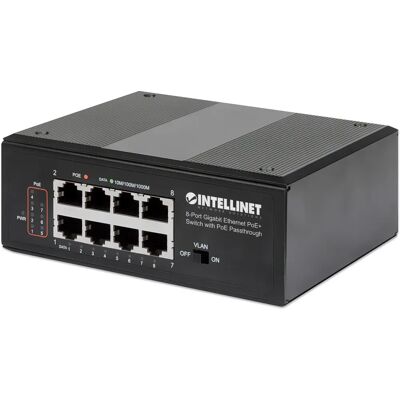 Intellinet Network Switch Gigabit Ethernet PoE - Black Intellinet Network Switch Gigabit Ethernet PoE - Black