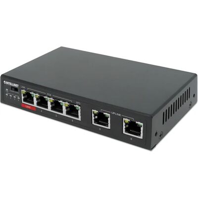 Intellinet 561686 6-Port Fast Ethernet PoE Switch - Netzwerk Switch Intellinet 561686 6-Port Fast Ethernet PoE Switch - Netzwerk Switch