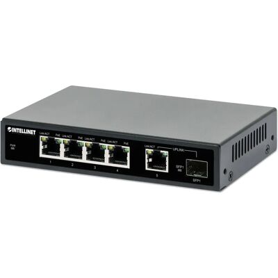 Intellinet 561822 Przełącznik sieciowy Gigabit Ethernet PoE Czarny Intellinet 561822 Przełącznik sieciowy Gigabit Ethernet PoE Czarny