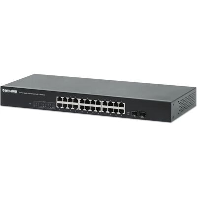 Intellinet 561877 Gigabit Ethernet Switch - Montaż w racku Intellinet 561877 Gigabit Ethernet Switch - Montaż w racku