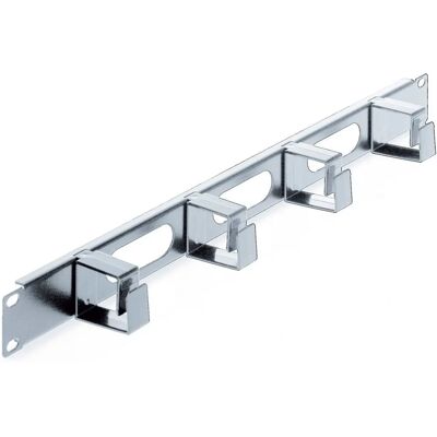 Panneau de gestion de câbles Intellinet 19" - 1U, Gris - Publicité Panneau de gestion de câbles Intellinet 19" - 1U, Gris - Publicité