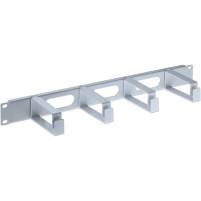 Panneau de gestion de câbles Intellinet 19" - 1U, Gris - Publicité Panneau de gestion de câbles Intellinet 19" - 1U, Gris - Publicité