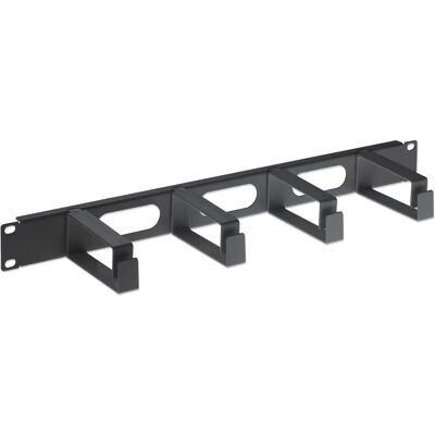 Intellinet 711074 19" Rack Kabelmanagementpaneel - Zwart Intellinet 711074 19" Rack Kabelmanagementpaneel - Zwart
