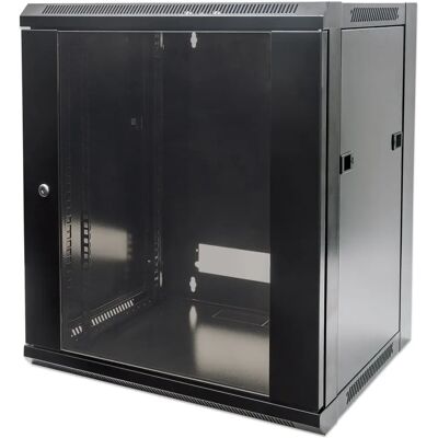 Intellinet 711869 Wandmontierter Rack - 12U Schwarz Intellinet 711869 Wandmontierter Rack - 12U Schwarz