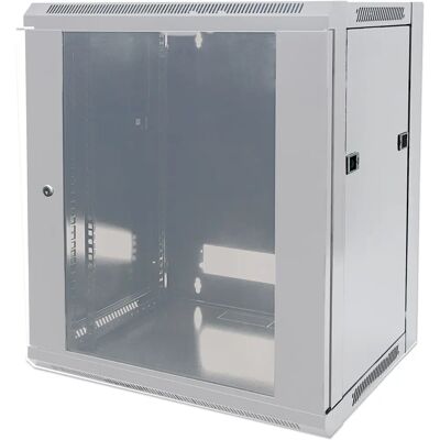 Intellinet Wandmontierter 12U Netzwerkschrank - Grau Intellinet Wandmontierter 12U Netzwerkschrank - Grau