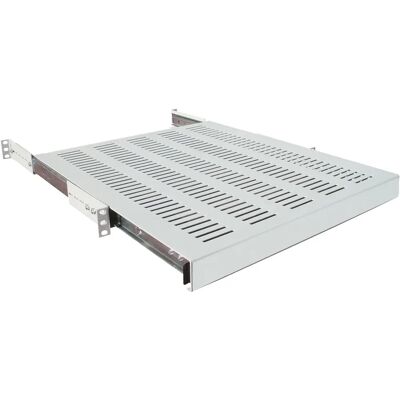 Étagère de rack Intellinet 712330 - 19", Coulissante, Gris, 1U - Publicité Étagère de rack Intellinet 712330 - 19", Coulissante, Gris, 1U - Publicité