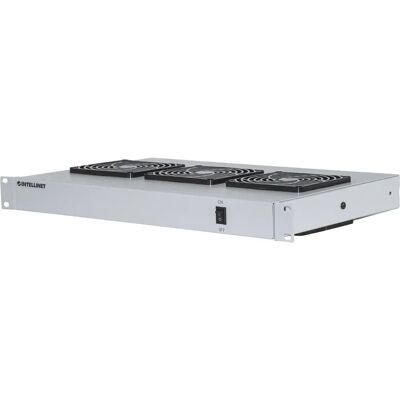Intellinet 712378 Rack-Lüftereinsatz - 3 Lüfter, 19" Rack, Grau Intellinet 712378 Rack-Lüftereinsatz - 3 Lüfter, 19" Rack, Grau