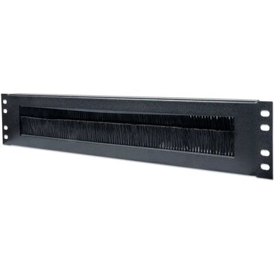 Intellinet Rack-Zubehör - 19" Kabeldurchführungspanel, 2U, Schwarz Intellinet Rack-Zubehör - 19" Kabeldurchführungspanel, 2U, Schwarz