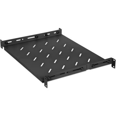 Intellinet 714082 Verstellbares Rack-Regal - 19 Zoll - Max. 20kg Intellinet 714082 Verstellbares Rack-Regal - 19 Zoll - Max. 20kg